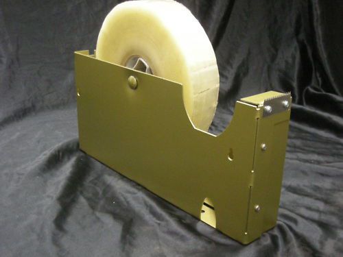 12 inch packaging tape dispenser. 2&#034; wide 3&#034; core. Commercial duty steel