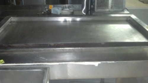 TEPPAN GRILL; HIBACHI GRILL, Nat Gas 48&#034;  FLAT GRIDDLE