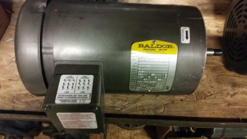 New baldor pump motor # jm3555, 2hp, 3450 rpm,56j frame, tefc, 3 phase, 230/460 for sale