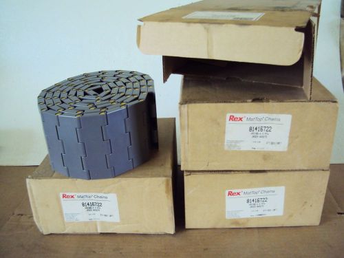 REX 81416722 MAT TOP CHAIN 10 FT (LOT OF 4) HP5705-4.5 MTW (NEW)