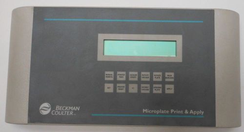 Beckman coulter microplate print &amp; apply display control unit for 041-00-00168 for sale