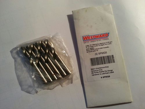 (6) bits, letter drill &#034;n&#034;  westward 5pmg5 jobber drill bit, hss .302 dia. for sale