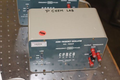 CENCO AUDIO FREQUENCY OSCILLATOR 70299