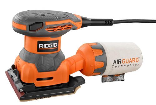 Ridgid 2.4-amp 1/4 in. sheet sander with airguard technology r25011 for sale
