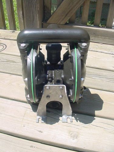 Aro 1&#034; aluminum diaphragm pump, teflon balls &amp; diaphragms, cleaned &amp; tested for sale