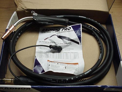 Radnor rad64002607 mig welding gun,250a,15 ft.,tweco connector plug for sale