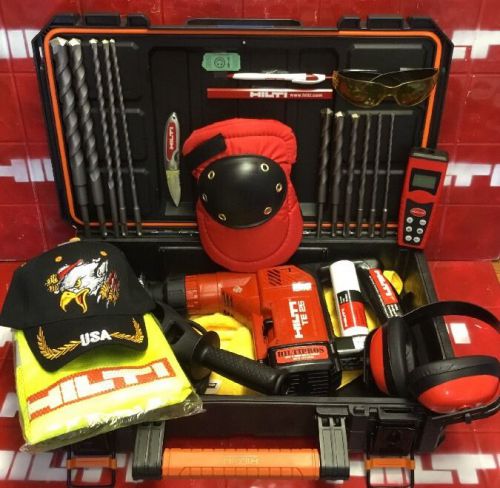 Hilti te 25 drill, l@@k, free drill &amp; extras, measuring laser, fast shipping for sale