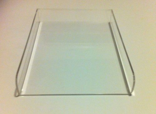 Vu Thru Stackable Letter Paper Trays, 9-7/8&#034;X13-1/2&#034;X2-1/4&#034; Quantity 1