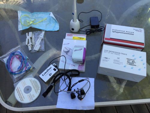 Dental Loupes, Sidekick, Curing Light, Bite Wing, Sphygmomanometer, Misc.