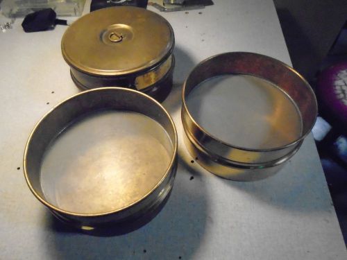 U.S. Standard Sieve No.80 Microns 180 Lot of 3