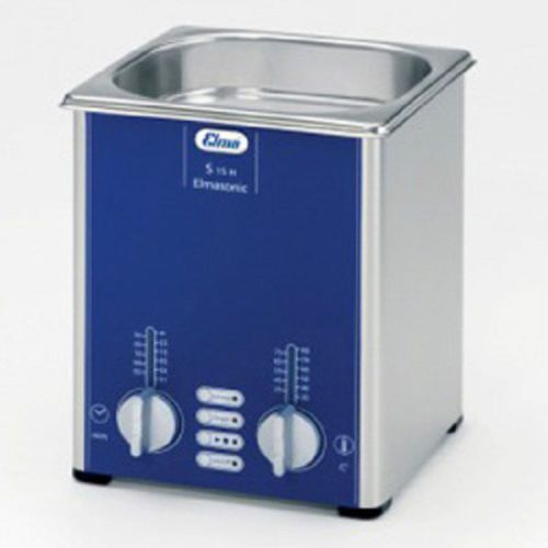 Elma Elmasonic S15H 1.75 Liter Heated Ultrasonic Cleaner and Basket, NEW