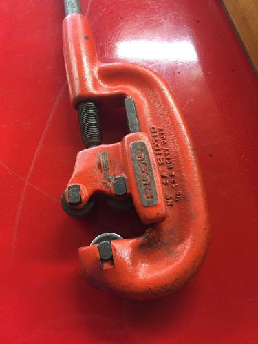 Ridgid rigid 2a  pipe cutter no 1-2 heavy duty  1/8&#034; to 2&#034;  very good condition for sale