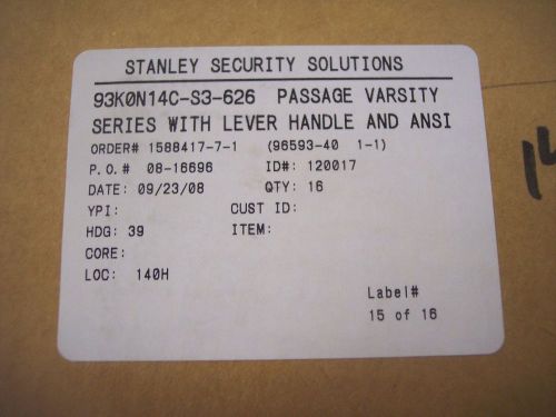 STANLEY SECURITY SOLUTION 93 KON