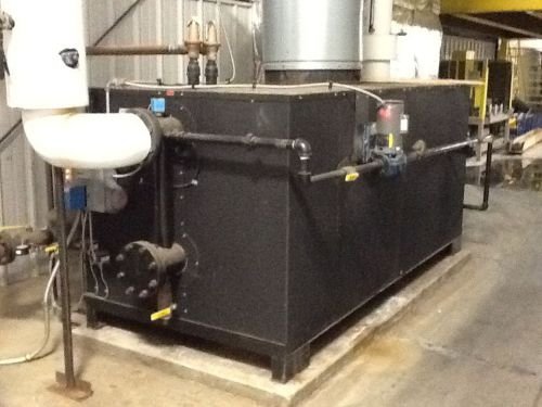 2004 parker direct fired hot water boiler 125psi 5.7m btu 5,700,000 btu for sale