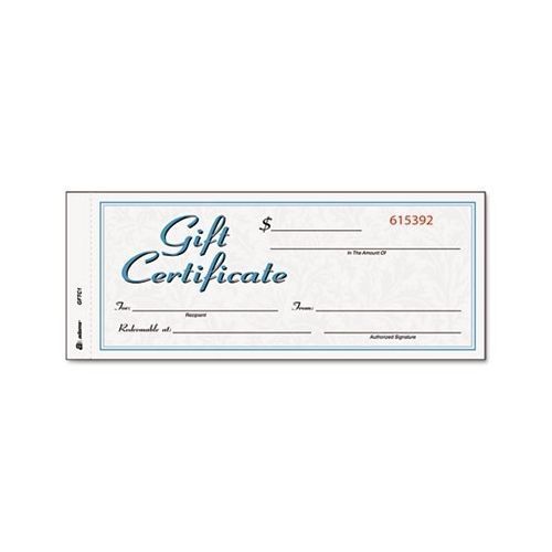 Adams Gift Certificates With Envelopes - GFTC1