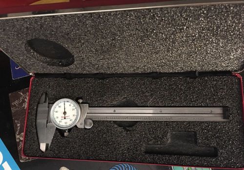 Starrett Model No 120 6&#034; Dial Caliper Made in USA, Gauge Measuring Tool