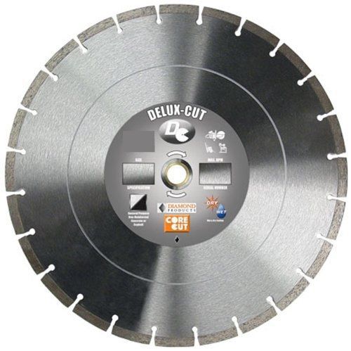 Diamond products core cut 20887 12-inch by 0.110 by 1-inch delux cut dry or wet for sale