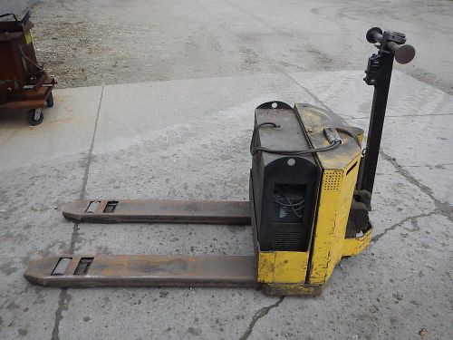 Yale Electric Pallet Jack, 4,000 lb. Capacity W/ 110V On Board Charging System