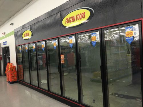 12 door walk in cooler and freezer for sale