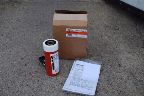 Spx power team rh-123 hydraulic cylinder, hollow 12 ton 3&#034; stroke new for sale