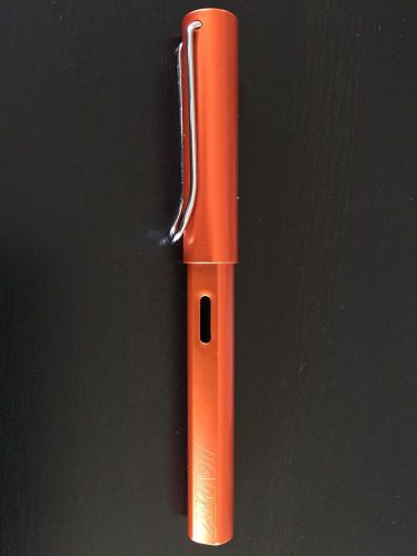 Lamy Al Star Fountain Pen Orange Copper black Med Nib