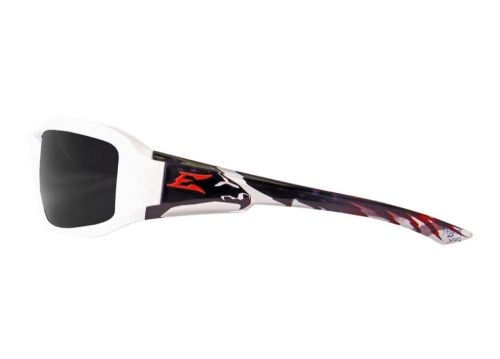 EDGE Eywear TXB246-P2 Brazeau Designer, USA Flag Frame, Polarized Safety Glasses