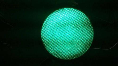 New led light traffic signal dialight 433-2120-001xl sign module green 7.5&#034; new for sale