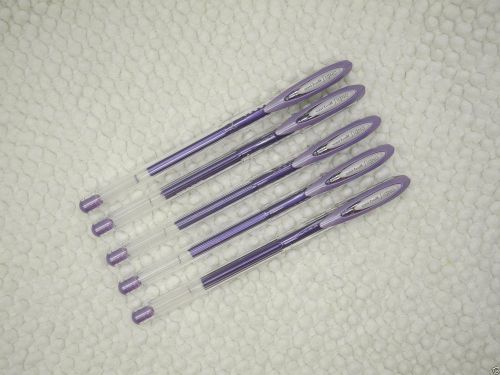 (8 pens pack) uni-ball signo noble metal 0.8mm roller ball pen violet smooth for sale