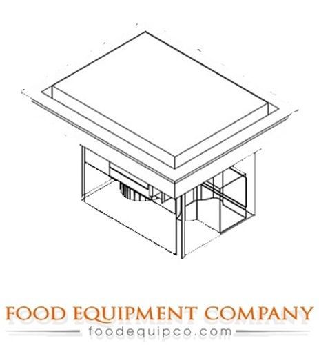 Piper 6-FTDI Drop-In Frost Top 6-pan size approximately 87-5/8&#034;L