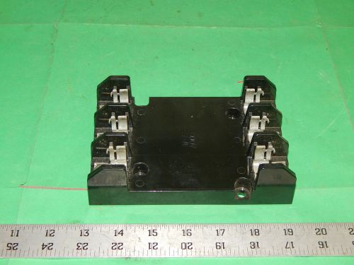 Square D 9080-FB3611 Terminal Block Fuse Holder 3Pole 30Amp 600VAC 9080FB3611