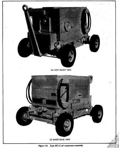 Davey gasoline 1mc11 compressor technical manual parts breakdown for sale