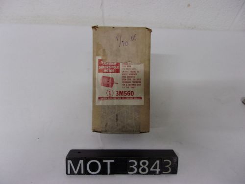 New dayton .014 hp 3m560 single phase shaded pole motor (mot3843) for sale