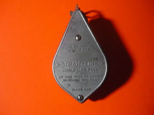 Strait-Line Chalk Line Reel Plumb Bob Made in USA