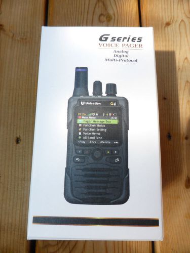 Unication g4 p25 trunking 700mhz/800mhz voice pager for sale