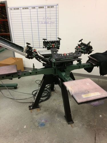 VASTEX 4 HEAD SCREEN PRINTING PRESS