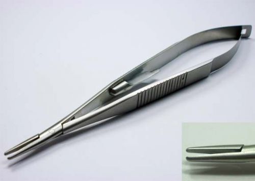 65-566,Castroveijo Needle Holder Straight without Lock 140MM Optometry.