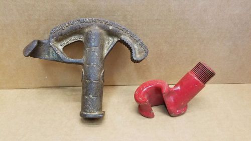 Lot of 2 conduit manual bender heads electrunite 1/2&#034; emt &amp; 1/2&#034; hickey bender for sale