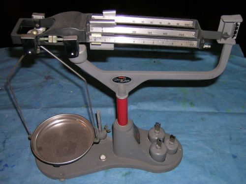 Triple beam balances ohaus, dec o gram, model 3600 for sale