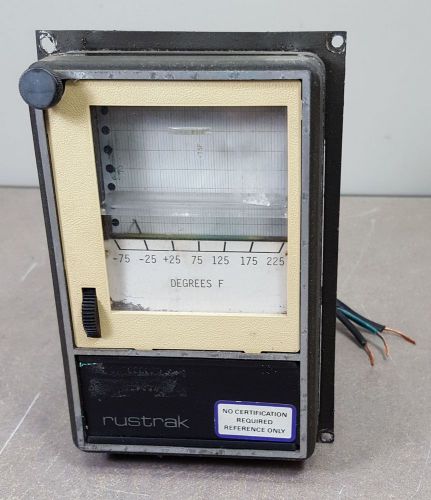 RUSTRAK Temperature Chart Recorder MODEL Z55T 115 V0LTS