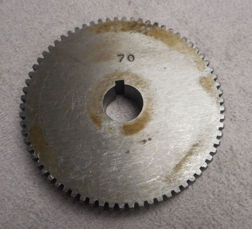 BARBER COLMAN #3  GEAR HOBBER   CHANGE GEAR      70 TEETH