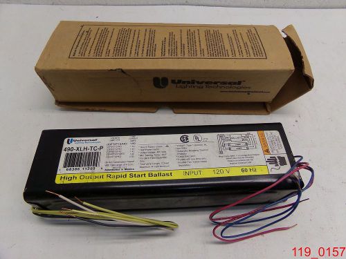 UNIVERSAL LIGHTING RAPID START BALLAST 490XLHTCP0001, 120V, 60 HZ