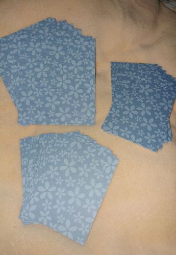 NEW Handmade Earring jewelry display card, asst sizes 30pcs, blue flower texture