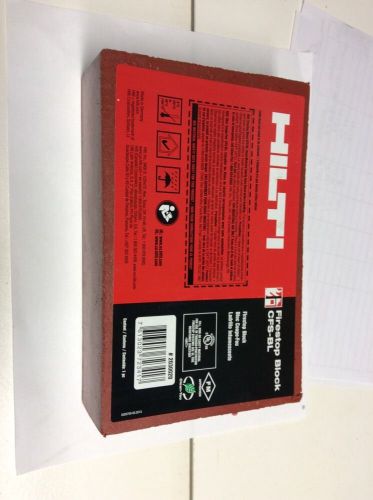 HILTI FIRESTOP BLOCK CFS-BL 2030020, BRAND NEW