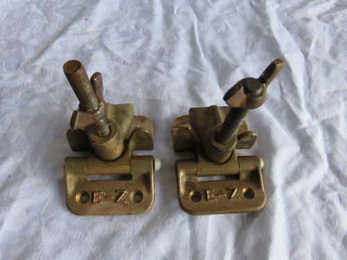 2 pcs EZ Brass  Butterfly Frame Hinge Clamp / Silk Screen Printing Model #2