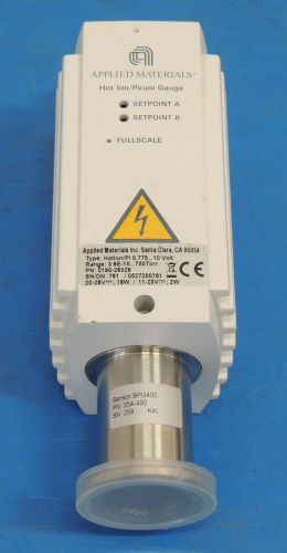 AMAT 0190-26328 BPG Hot Ion Pirani Gauge 750 Torr BPG400 Sensor &amp; DeviceNet