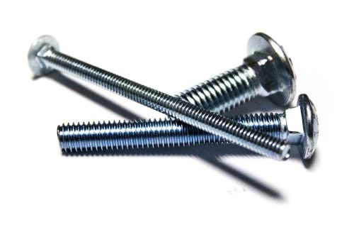 (1250)3/8&#034;-16x3/4&#034; carriage bolts (grade 5) - zinc for sale