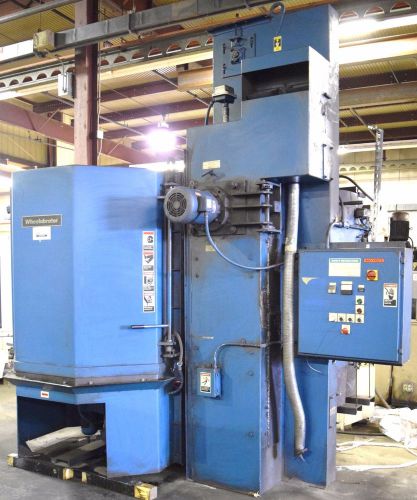 WHEELABRATOR #WMT-48 48&#034; ROTARY TABLE SHOT BLASTER