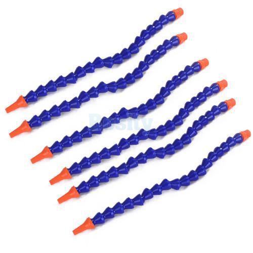 6pcs adjustable length flexible water oil coolant pipe hose 30 cm plastic for sale