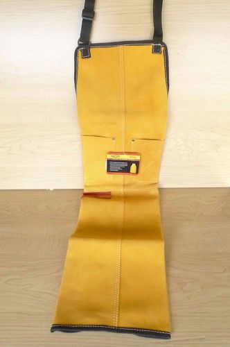 SHOP FOX  Heavy duty Suede Leather Work Apron for Welders Welding, Blacksmith