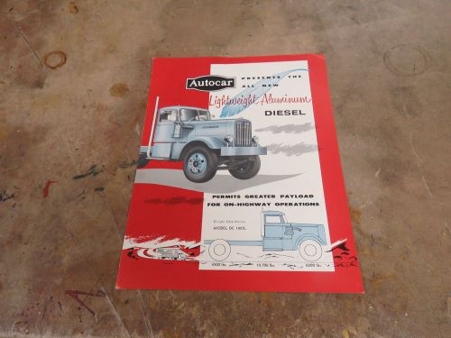 Autocar lightweight aluminum diesel truck brochure